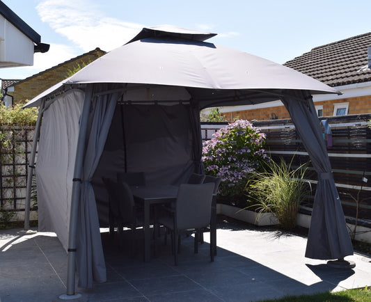 Side Panel Set for 3m x 4m The Range Malay New Hampshire Patio Gazebo - Set of 4