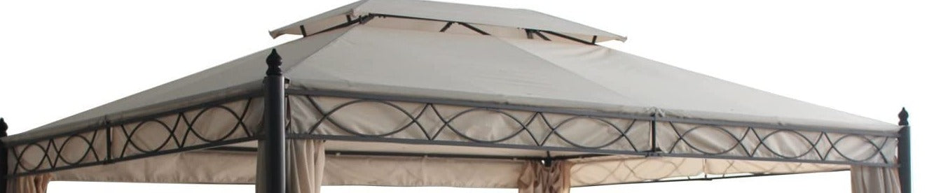 CLEARANCE Canopy for 3m x 4m Greenbay Patio Gazebo - Two Tier