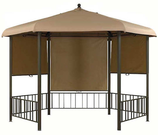 Canopy for 3.3m Hexagonal Patio Gazebo - Single Tier
