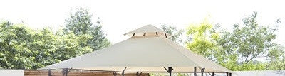 The Range Athens 3m x 3m Patio Gazebo Replacement Canopy 612512 Top View 