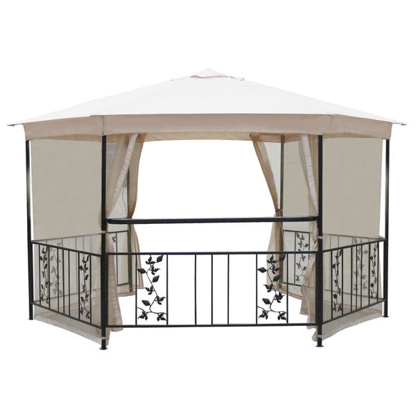 The Range Majestic 4m Hexagonal Patio Gazebo Replacement Canopy