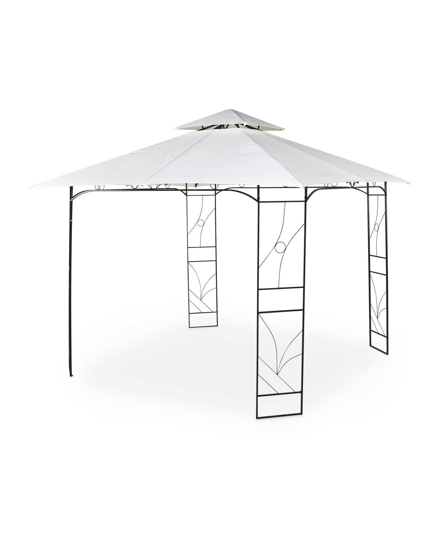 Canopy for 2.9m x 2.9m Aldi Gardenline Decorative Patio Gazebo - Two Tier