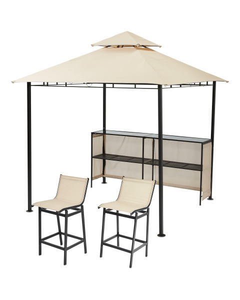 Canopy for 2.4m x 2.4m Aldi Gardenline Bar Patio Gazebo - Two Tier