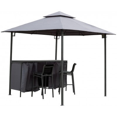 Canopy for 2.45m x 2.45m Argos Home Bar Patio Gazebo - Two Tier