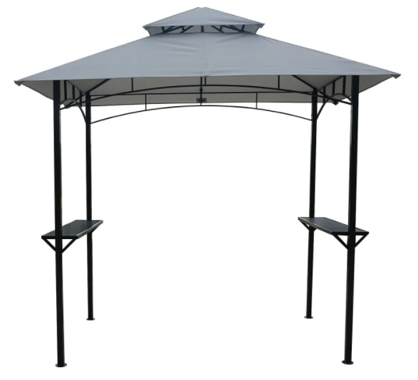 Canopy for 2.5m x 1.5m Homebase BBQ Patio Gazebo - Two Tier