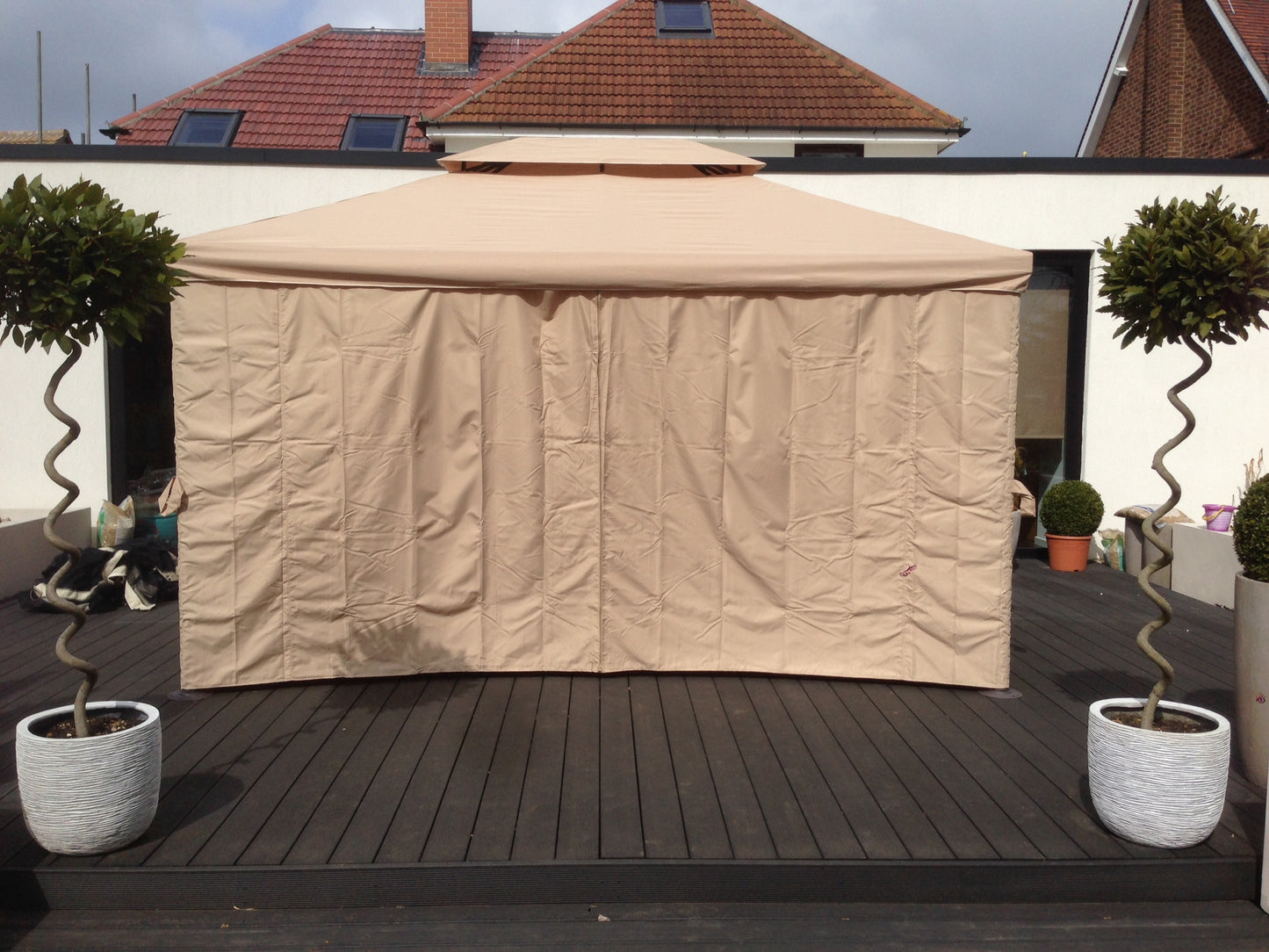 Side Panel Set for 3m x 4m Camelot Pavilion Patio Gazebo - Set of 4