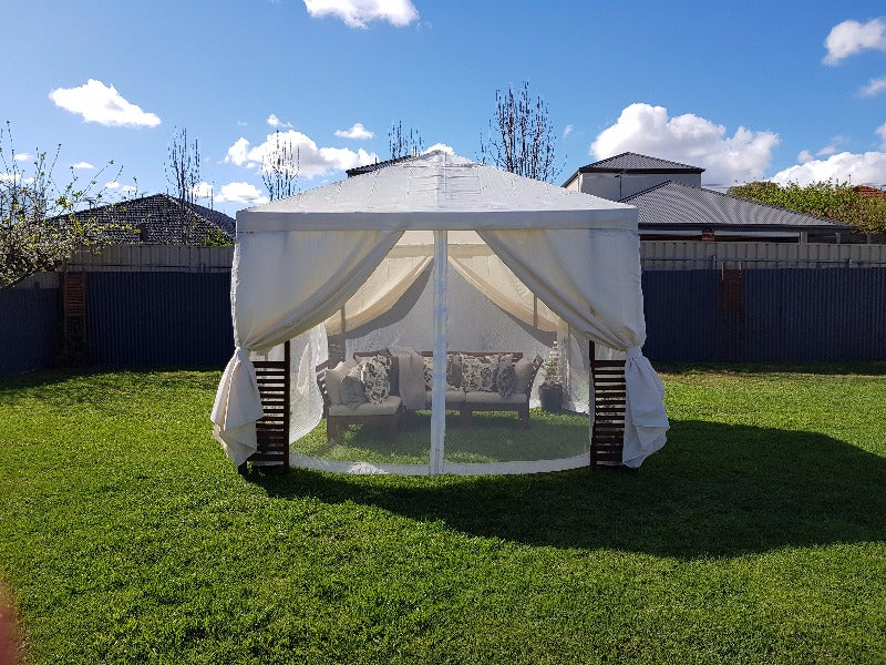 Gazebo Mesh Net Curtain Set