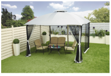 Canopy for  3.5m x 3.5m The Range Sicily Patio Gazebo - Two Tier