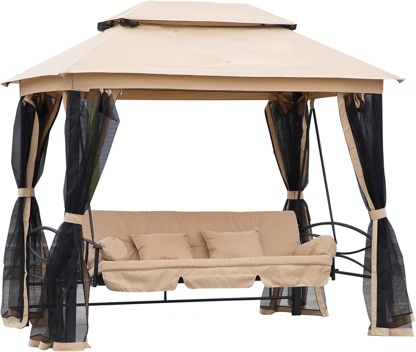 Canopy for Outsunny Outdoor Swing Chair Bed - 172cm x 256cm