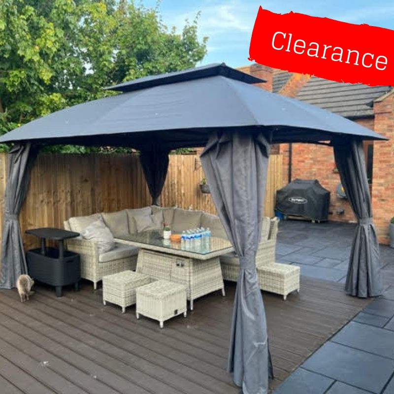 CLEARANCE Canopy for 3m x 4m Patio Gazebo - Two Tier