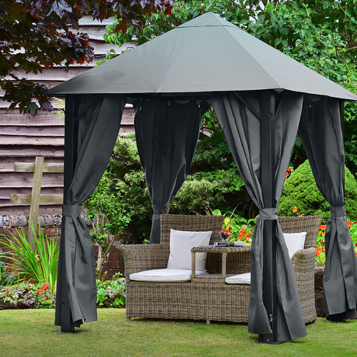 Side Panel Set for Eco Provence / Glendale / Katie Blake 2.5m x 2.5m Patio Gazebos (215cm Width) - Set of 4