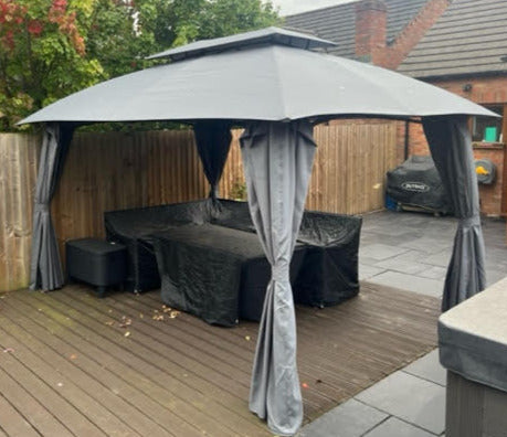 Canopy for 3m x 4m The Range Malay New Hampshire Patio Gazebo - Two Tier