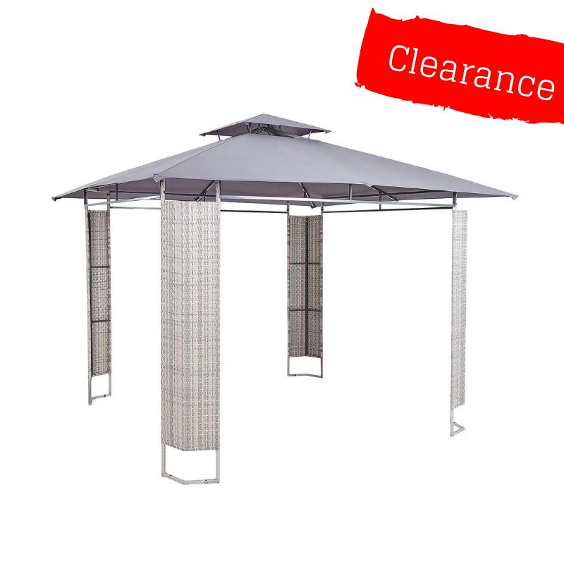 CLEARANCE Canopy for 3m x 3m Homebase Florence Patio Gazebo - Two Tier