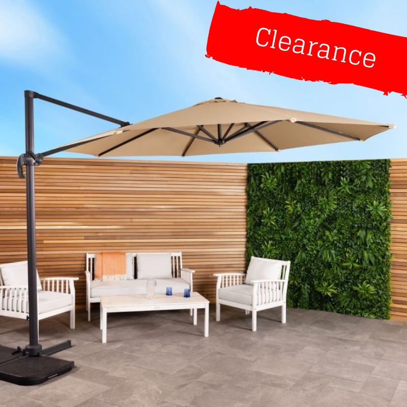 CLEARANCE Canopy for 3.5m Round Charles Bentley Cantilever X-Large Hanging Banana Parasol/Umbrella - 8 Spoke
