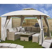 CLEARANCE Canopy for 3m x 4m Patio Gazebo - Two Tier