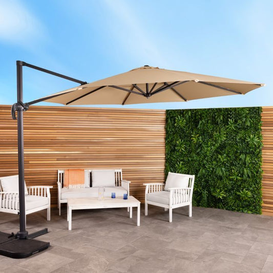 Canopy for 3.5m Round Charles Bentley Cantilever X-Large Hanging Banana Parasol/Umbrella - 8 Spoke