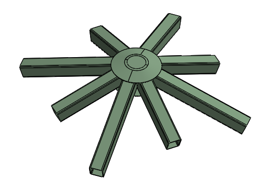 Centre Connector (Part G) for B&M Original Gazebo Company Patio Gazebo