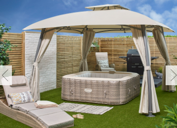 Side Panel Set for 3m x 4m The Range Malay New Hampshire Patio Gazebo - Set of 4