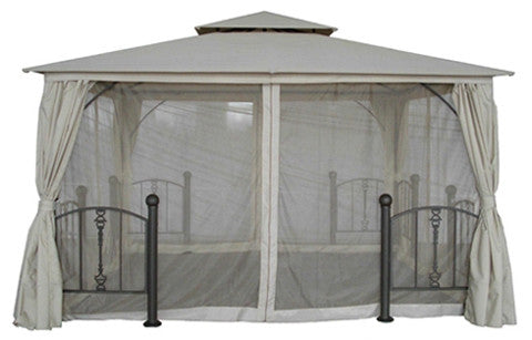 The Range Turin Post 3.5m x 3.5m Patio Gazebo Replacement Canopy GHRMGO-01, 376788