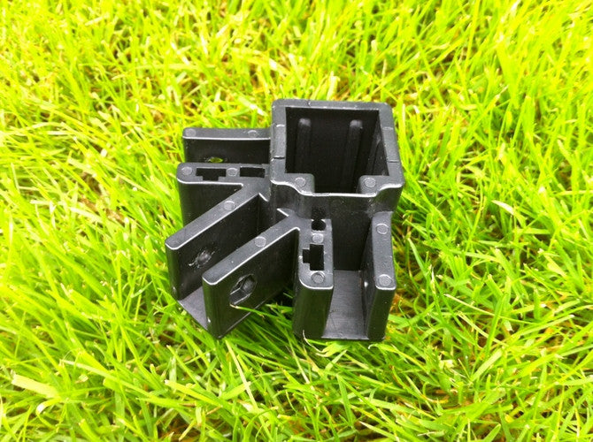 Garden easy up rising bracket on grass