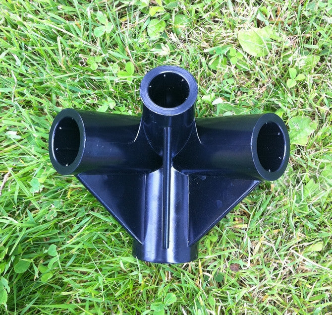 4-Way Roof Corner Connector - 20mm- 26mm- 33mm diameters