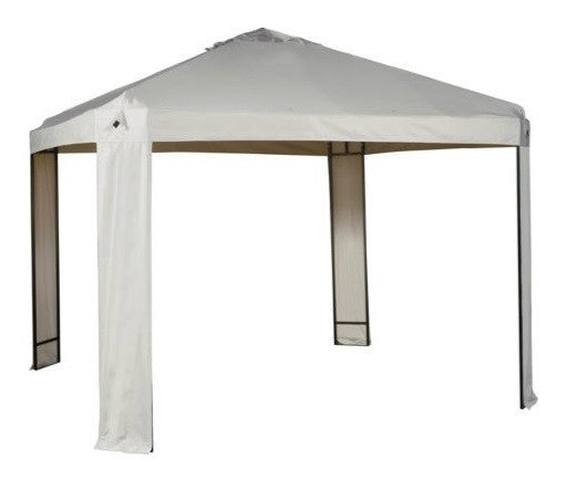 CLEARANCE - 3m x 3m Canopy - 180g/sm PA Polyester - Water Resistant - Single Tier *Slightly Soiled*