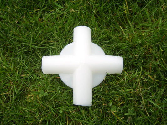 4-Way Roof Centre Connector - 20mm diameter