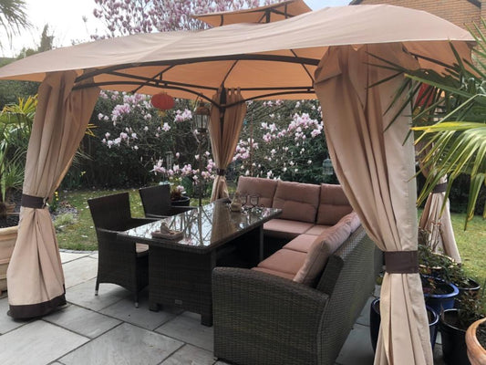 Canopy for 3m JTF Burano / The Range New Hampshire Patio Gazebo (327cm Actual Width) - Two Tier