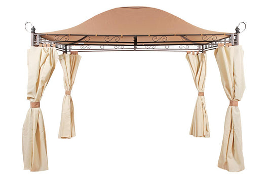 Garden Nation Regency Superior Square 3m x 3m Patio Gazebo Curtain Set CAM0575 (CAM0577) 