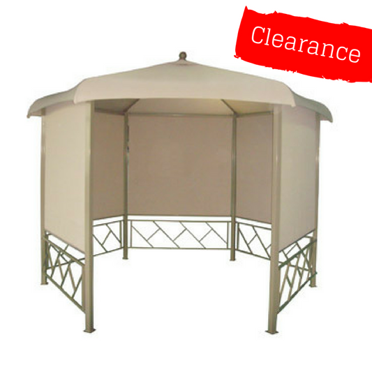 CLEARANCE - Canopy For 3.3m Hexagonal Patio Gazebo - Single Tier