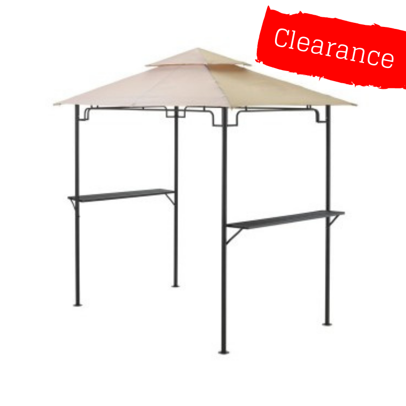 CLEARANCE - Canopy for 2.5m x 1.5m Argos BBQ Patio Gazebo - Two Tier