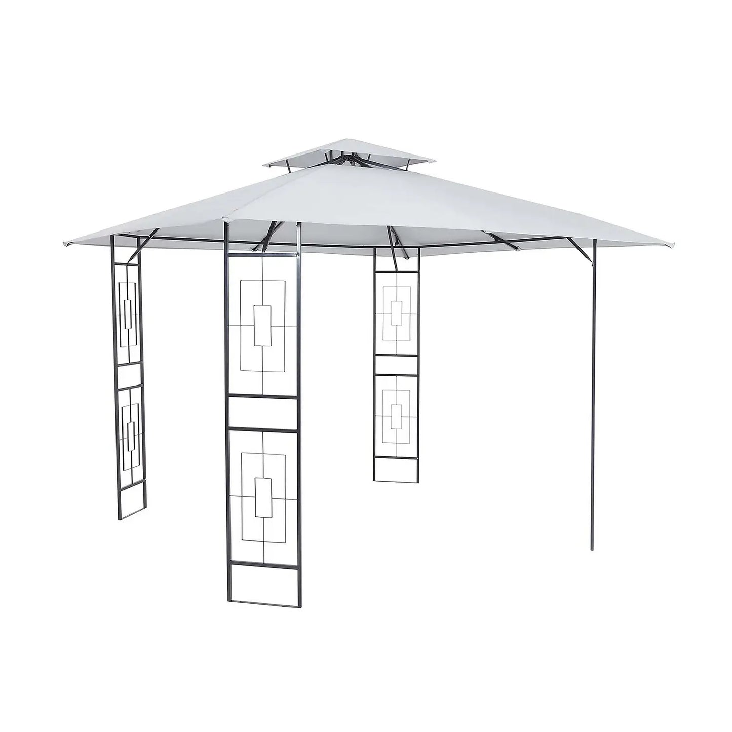 Canopy for 3m x 3m Homebase Ornate Panels Patio Gazebo - Two Tier
