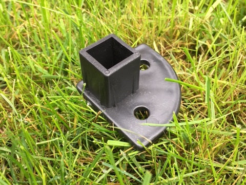 Ground plate in plastic for easy up pop up gazebo.