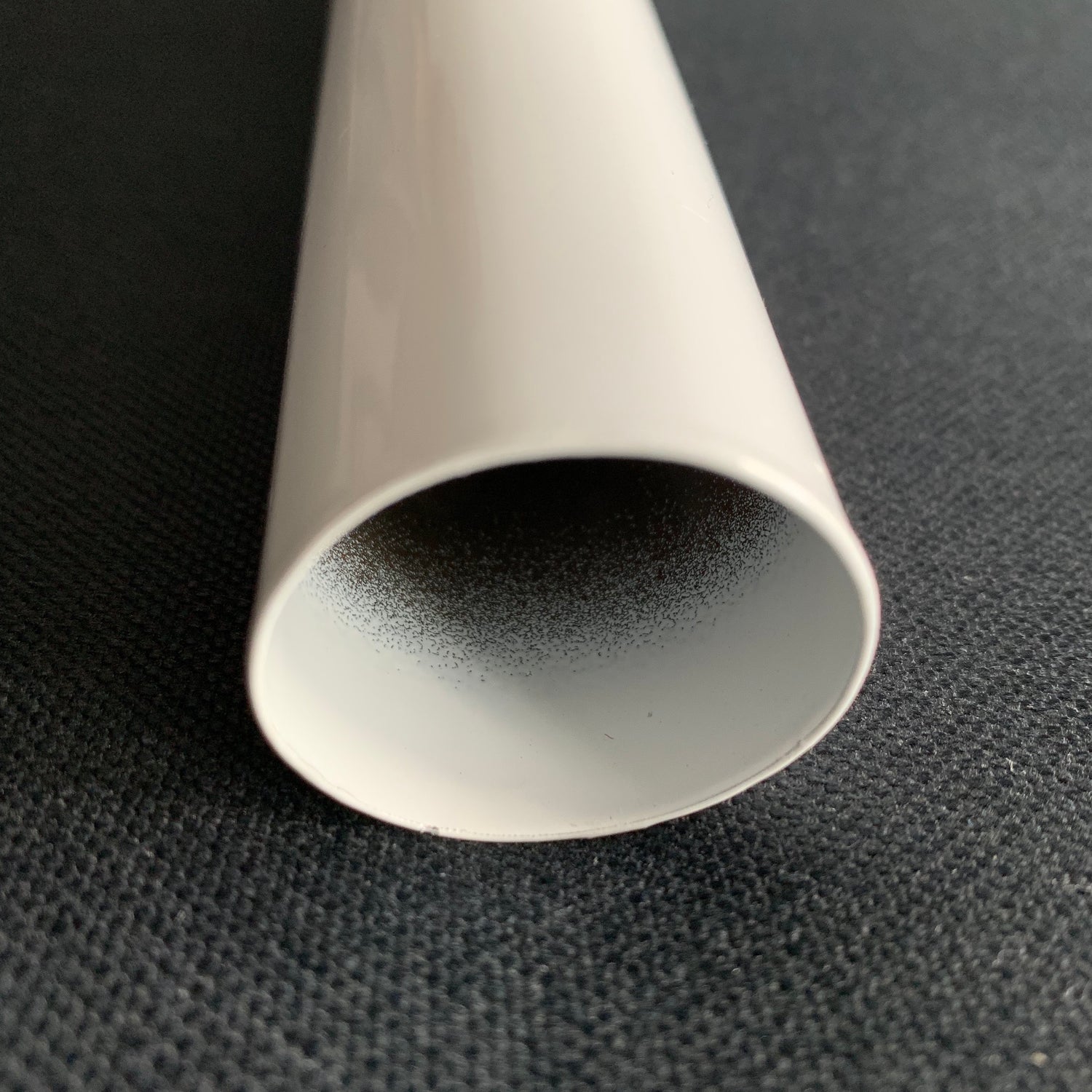 White powder coated steel connector pole for self assembly gazebo