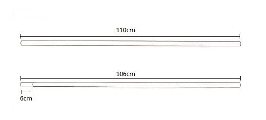 Diagram for narrowed and straight poles for garden easy up gazebo