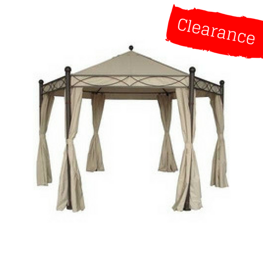 CLEARANCE - Canopy for 4m Hexagonal Patio Gazebo - Single Tier