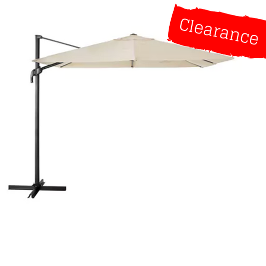CLEARANCE - Canopy for 3.3m x 2.4m Ikea Seglaro Rectangular Cantilever Parasol/Umbrella - 8 Spoke