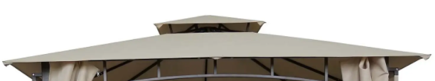 CLEARANCE - Canopy for 2.5m x 2.5m Homebase Extending Patio Gazebo - Two Tier