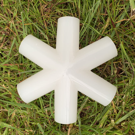 Roof Centre Connector - 6-Way - 20mm diameter