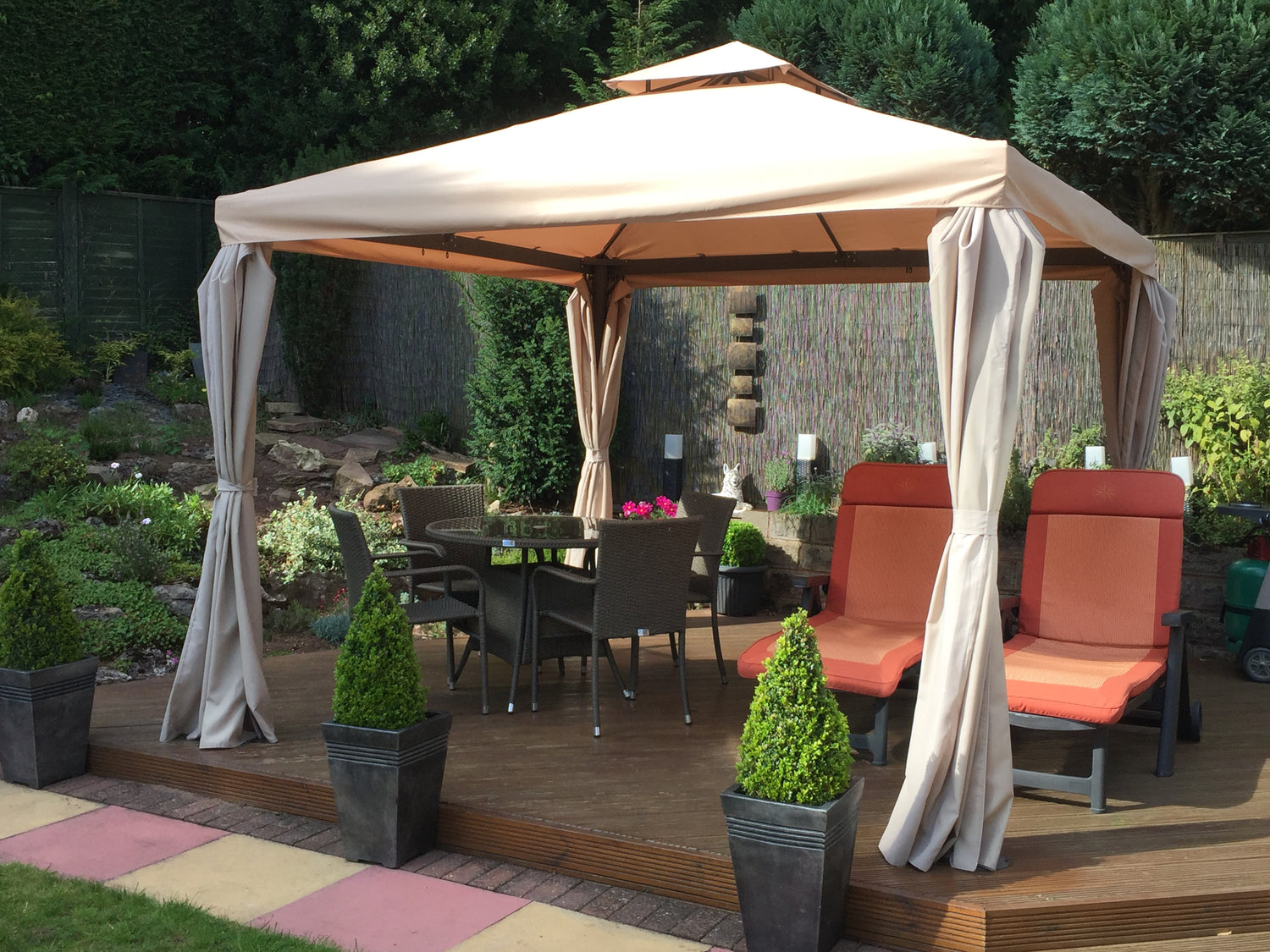 Canopy for 3m x 3m Patio Gazebo Two Tier Gazebo Spare Parts